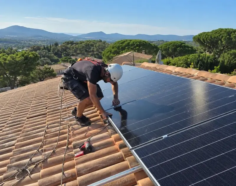 Installateur panneaux solaires Les Groseillers — pose photovoltaïque sur toiture