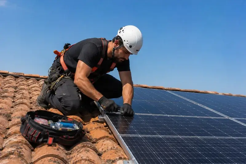 Maintenance et monitoring de panneaux solaires aux Groseillers