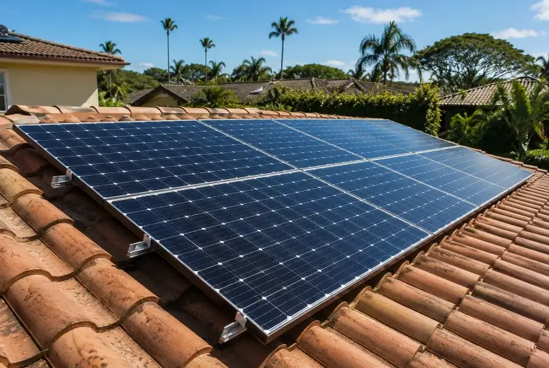 Installation de panneaux solaires aux Groseillers